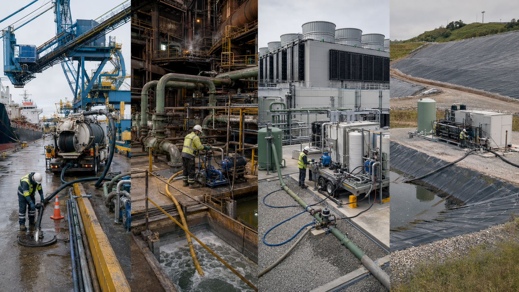 Industrial field services supporting varied infrastructure and operating environments